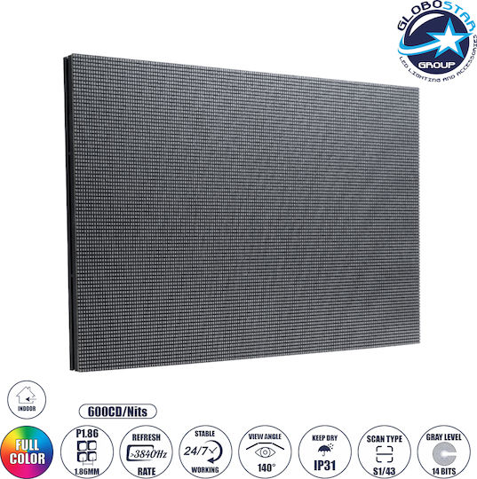 GloboStar Semn LED Cu O Singură Față 32x16cm