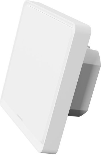 Tesla Încastrat Comutator de Perete Wi-Fi Iluminat Sens unic cu Cadru Alb