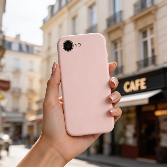 Tech-Protect Back Cover Σιλικόνης Ροζ (iPhone 17e / 16e)