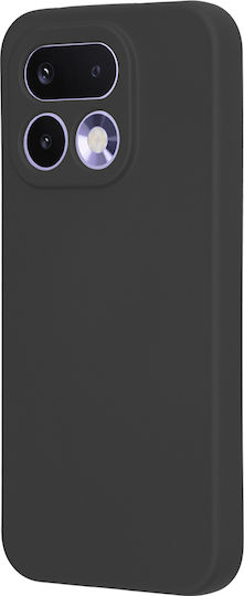 Techsuit Softflex Rückseite Umschlag Silikon Schwarz (Realme 16 Pro)