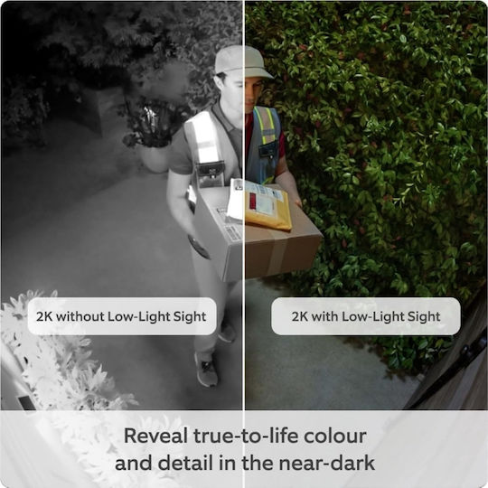 Ring IP Cameră de Supraveghere Wi-Fi Full HD+ 4MP Rezistentă la apă Pe baterii cu Comunicare Bidirecțională