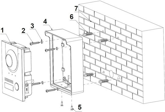 Dahua Halterung für CCTV-Systemkameras Silver VTM05R