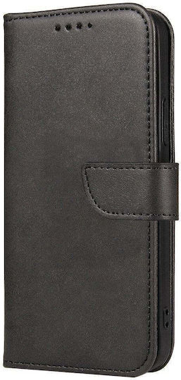 Hurtel Magnet Buchen Sie Silikon Schwarz (Moto G52)