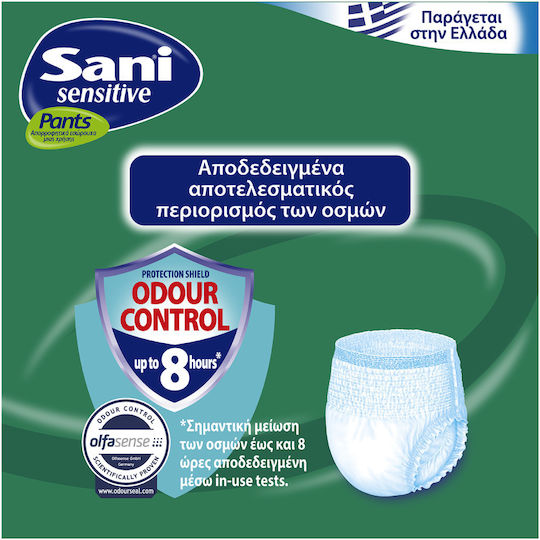 Sani Sensitive Πάνες Βρακάκι Ακράτειας Medium 56τμχ