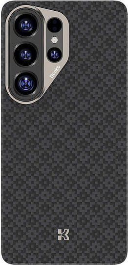 Benks Magnetischer Armor Air Armor Grid Kevlar Hülle Metallrahmen 600d E050 Samsung Galaxy S26 Ultra Schwarz