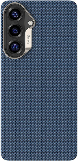 Benks Back Cover Fibră Aramidă / Plastic 0.7mm Albastru (Galaxy S26)