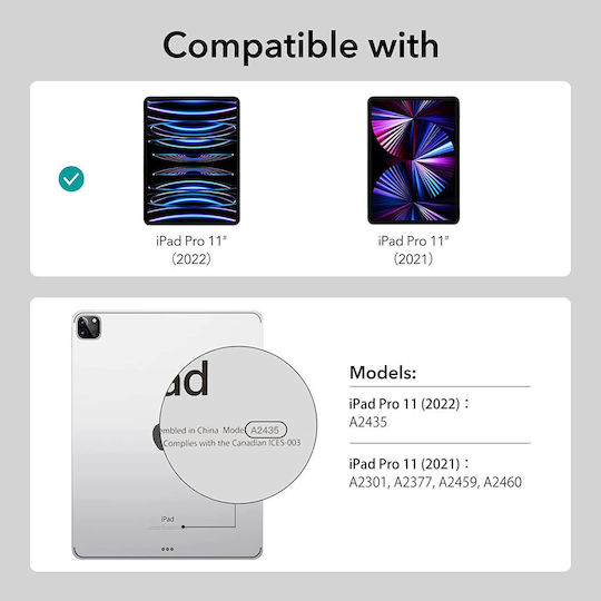 ESR Rebound Hybrid Flip Cover Lavender (iPad Pro 2021 11" / iPad Pro 2022 11'')