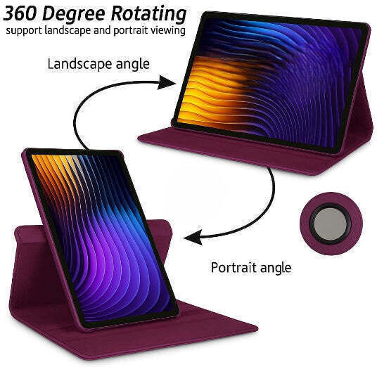 Cover Flip Cover Rotating Purple (Xiaomi Pad 5 / Pad 5 Pro 11)