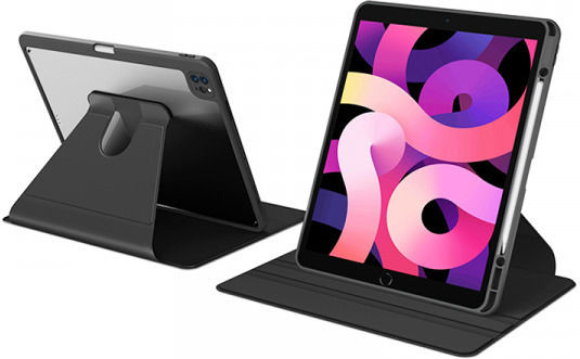 Wiwu Waltz Rotative Flip Cover Durabilă Neagră (iPad Pro 2020 11" / iPad Pro 2021 11")
