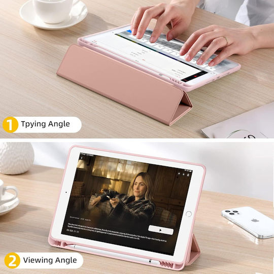 Orso Flip Cover Ροζ Χρυσή (iPad Air, iPad Air 2)