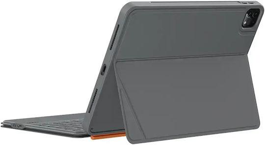 Wiwu Flip Cover με Πληκτρολόγιο Γκρι (iPad Air 4, iPad Air 5, iPad 11)