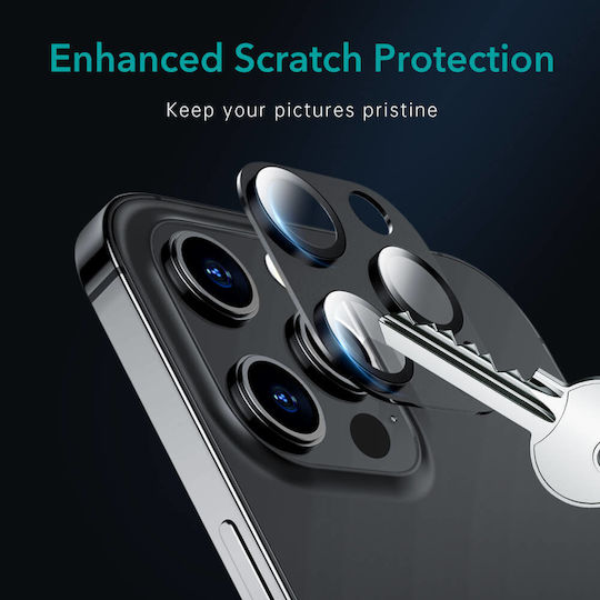 ESR Full Cover Προστασία Κάμερας Tempered Glass Μαύρο για το iPhone 12 Pro Max