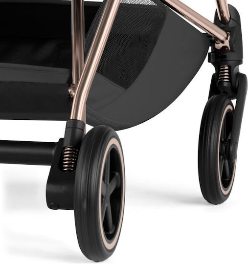 Cybex Mios Style Ρυθμιζόμενο Καρότσι Μωρού Kατάλληλο για Nεογέννητο Sepia Black