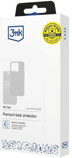3MK Matt Back Cover Silicon 1.2mm Negru (Honor X6a)