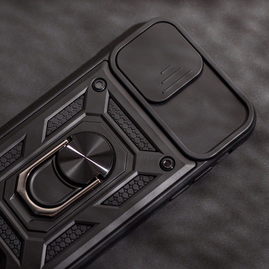 Defender Umschlag Rückseite Kunststoff / Silikon Schwarz (Samsung Galaxy S26, Defender)