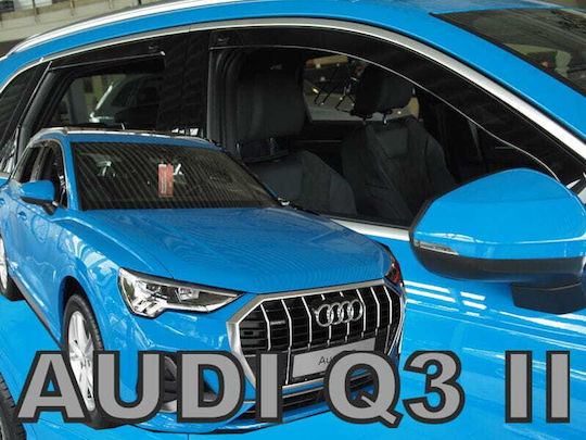Heko Set deflectoare de vânt Dark Fime pentru Audi Q3 4buc