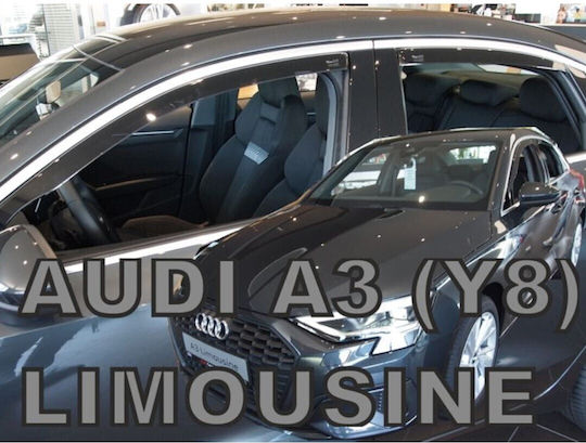 Heko Set deflectoare de vânt Dark Fime pentru Audi A3 4buc
