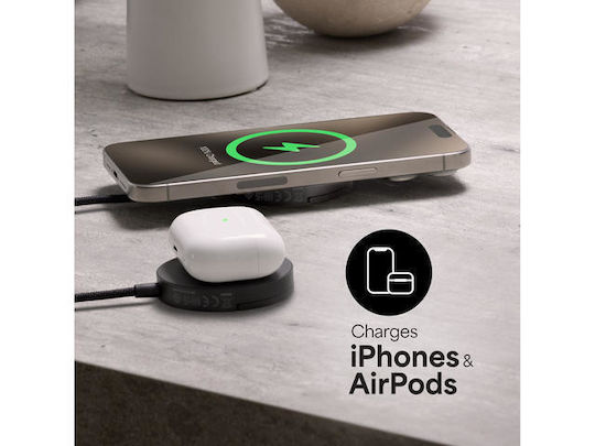 Mophie Kabelloses Ladegerät (Qi Pad) 15W Schwarzs (Mophieqi2)