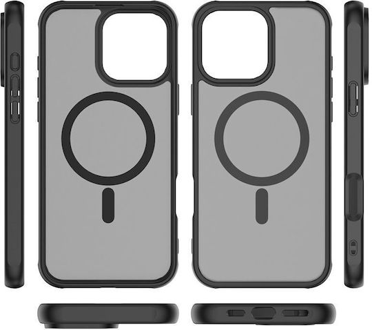 Mobile Origin Back Cover Σιλικόνης 1.5mm Μαύρο (iPhone 16 Pro Max)