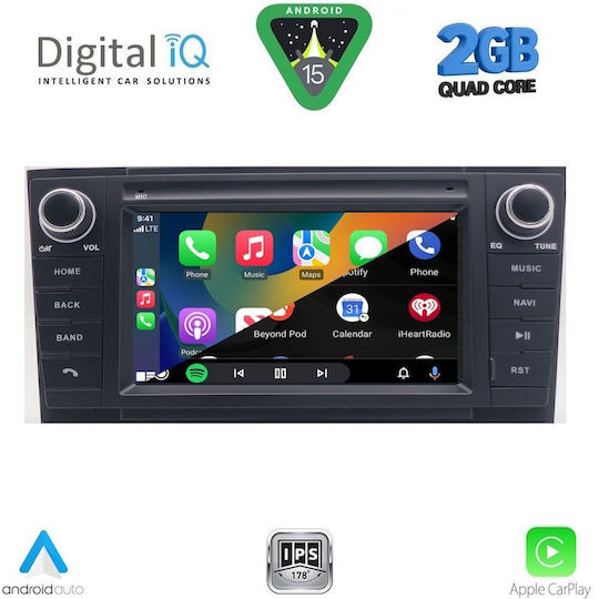 Digital Iq Bld 209gr_cpa 7" Мултимедиен Дек Фабричен Toyota Avensis T27 Модел 2009-2016 Сив