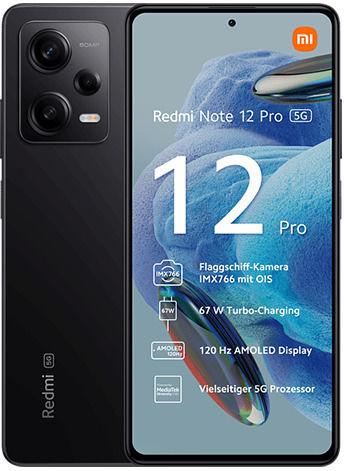 Xiaomi Redmi Note 12 Pro 5G Dual SIM (6/128GB) Midnight Black