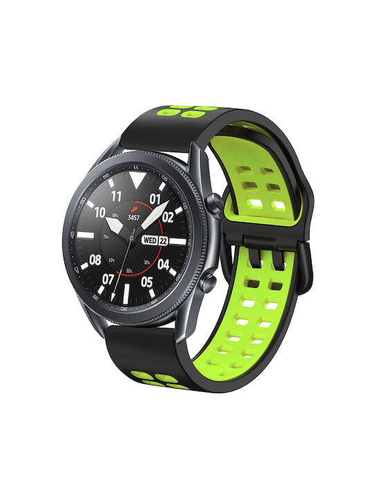 Huawei Watch GT Runner Двуредов силиконов черен зелен