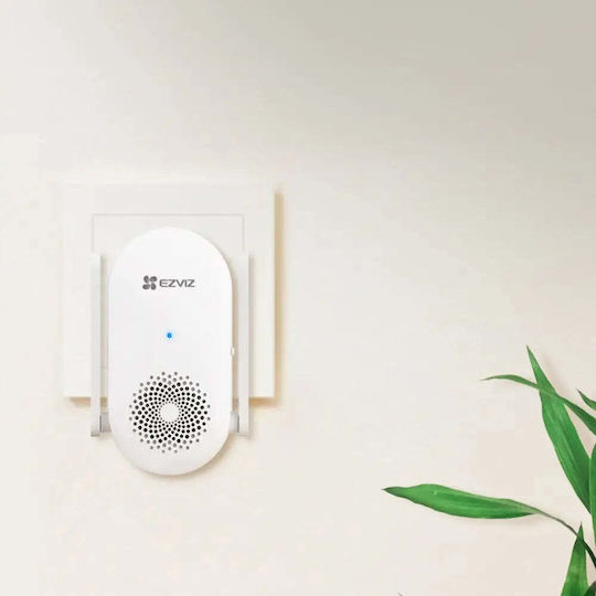 Ezviz Безжично Wi-Fi Домофонно Пощенско Звънче Бяло