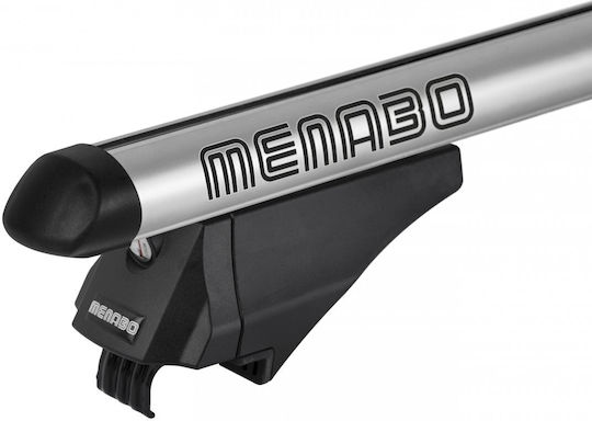 Menabo Bare De Acoperiș Din Aluminiu Tiger XL Argintiu 131,5 Cm Culoare Argintie Volvo XC90 5 Uși 2014> Șine Flush Sau Ridicate 2 Buc 8500/mb Menabo Mp.8500/mb-102
