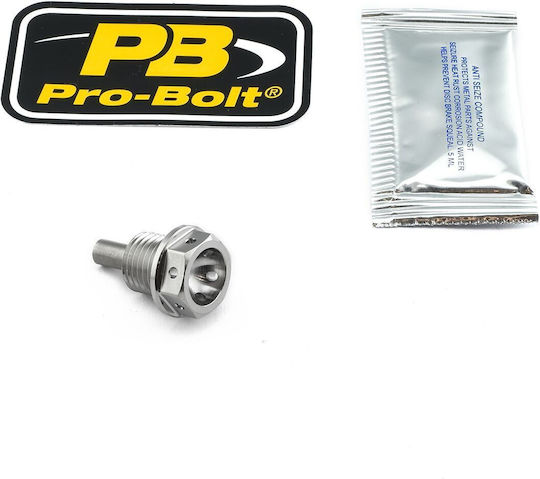 Pro Bolt Капачка за масло Мотоциклет Син ALSUMP1412MAGB