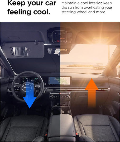 Spigen Internal Car Sun Shade Windshield 148x85cm