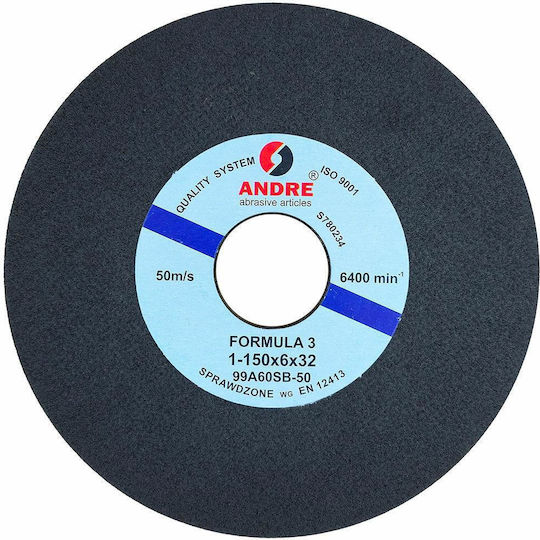 Andre Grinding Wheel Sharpening Band Saws 150 X 6 X 32mm 99a60sb88 50 Formula "3"