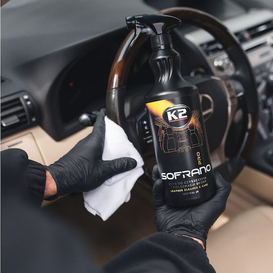 K2 Sofrano Pro Σπρέι Καθαρισμού για Δερμάτινα Μέρη Αυτοκινήτου 1lt