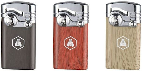 Lou Laguiole Windproof Jet Flame Lighter in Brown Colour