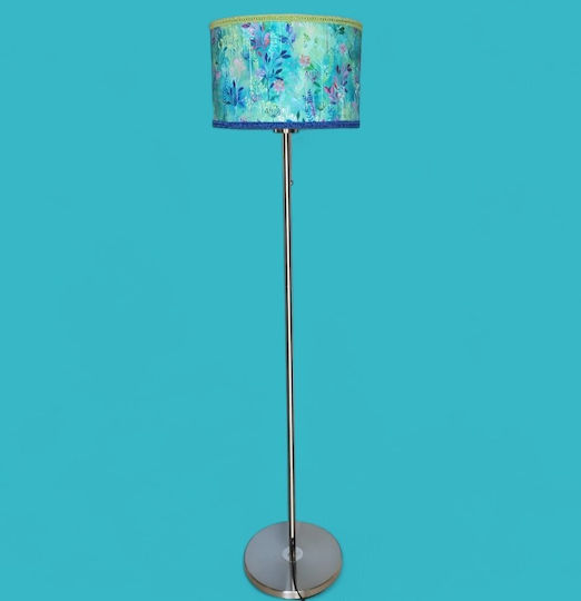 Oxygen Blue Fields Floor Lamp with Socket for Bulb E27 Green