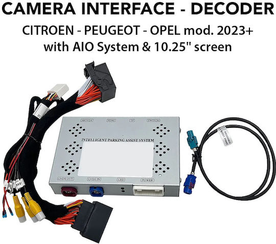 Digital Iq Ct 9887_ci Interfață Cameră Citroen Peugeot Opel Mod 2023+ Sistem Aio și Ecran 10.25''