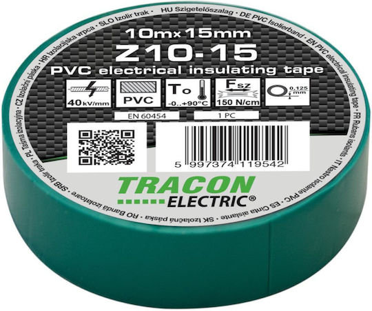 Tracon Electric Μονωτική Ταινία Πράσινη