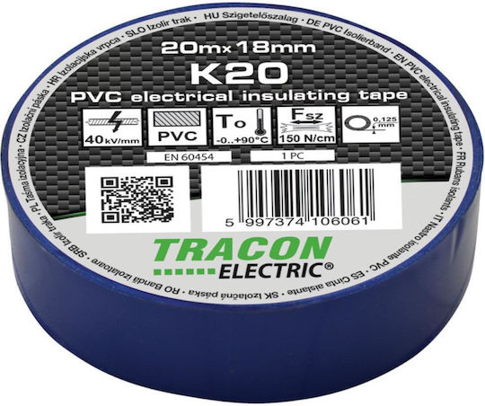 Tracon Electric Isolierband Blau