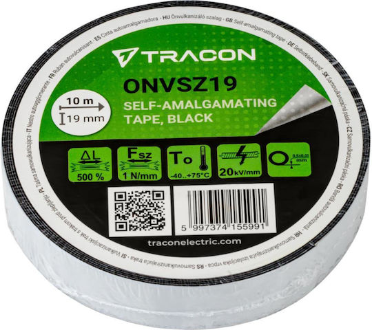 Tracon Electric Self Vulcanizing Insulation Tape Black