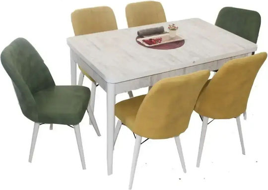 Scaune Bucătărie Cu Tapițerie Din Piele Sintetică Galbene 2 Buc 47x42x88cm