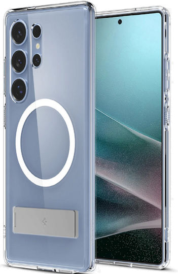 Spigen Hybrid S Back Cover Σιλικόνης / Πλαστικό Διάφανο (Galaxy S25 Ultra)