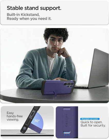Spigen Tough Armor Mag Back Cover Plastic Purple (Galaxy S26 Ultra)