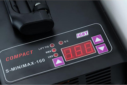Helix S-Mini MAXimum Ηλεκτροκόλληση Inverter TIG / MMA με Μέγιστο Ρεύμα Συγκόλλησης 160A και Κύκλο Εργασίας 60%