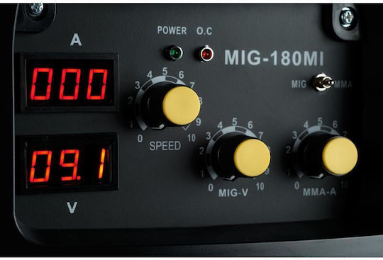 Helix MIG-180MI Schweißmaschine Wechselrichter MAG / MIG / MMA mit maximalem Schweißstrom 180A und Einschaltdauer 60%