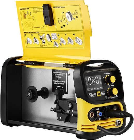 Kraft & Dele Sudură Inverter MIG / TIG / MMA cu Curent Maxim de Sudare 220A și Ciclu de Lucru 60%