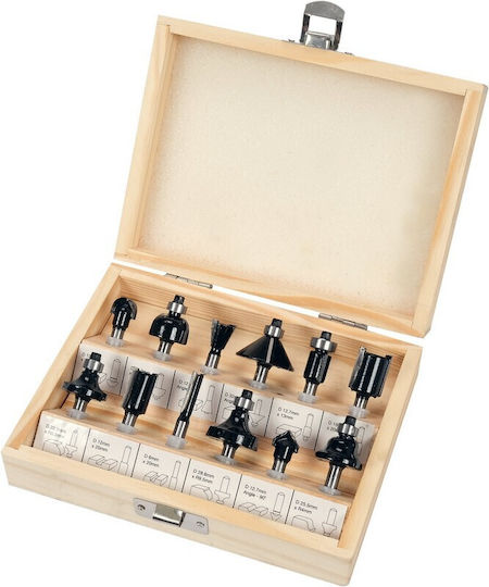 Toya Cutter Set for Wood 6mm 12pcs