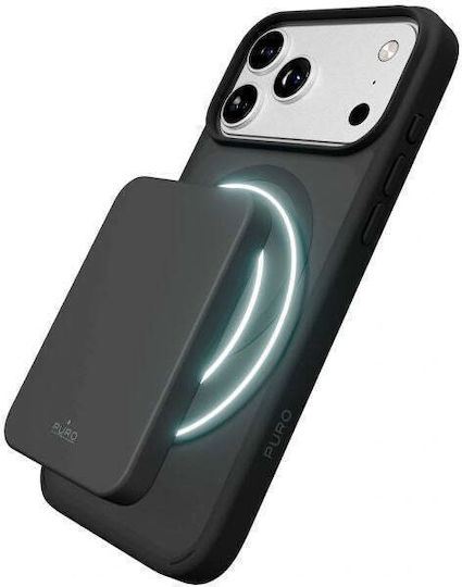 Puro Gradient Back Cover Σιλικόνης 1mm Μαύρο (iPhone 17 Pro)