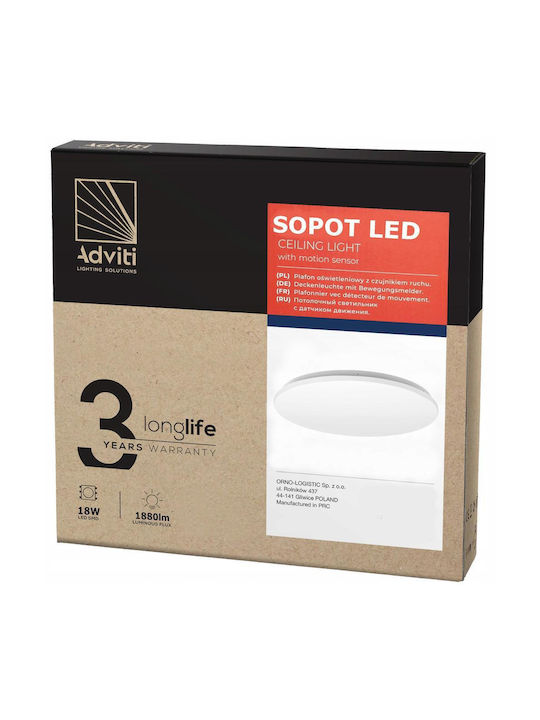 Orno Ceiling Mount Light with Integrated LED
