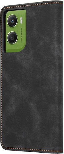 Wallet Piele artificială / Piele Negru (Motorola Moto G06, SKYDDAR INNOVATION)