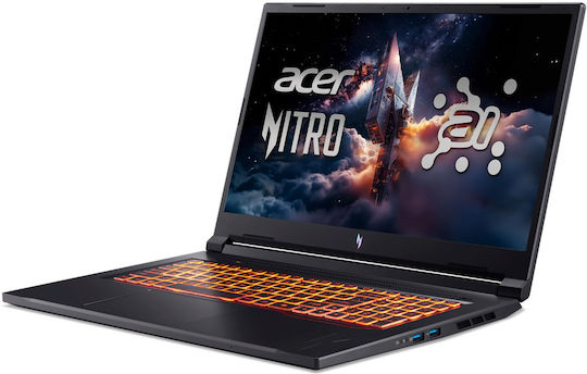 Acer Nitro V 17 AI ANV17 41-R3C8 17.3" IPS FHD 180Hz (Ryzen 5-240H/16GB/512GB SSD/GeForce RTX 5050/W11 Home) (International English Keyboard)