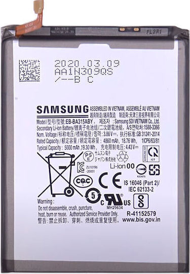 Samsung EB-BA315ABY Service Pack Replacement Battery 5000mAh for Samsung Galaxy A31 A315
